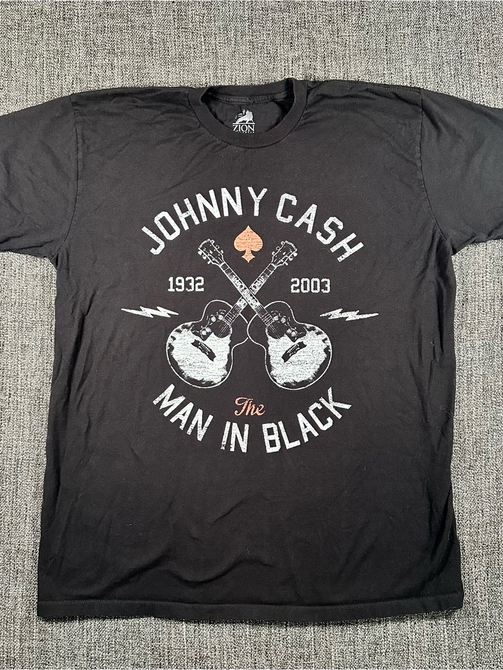Johnny Cash, the man in Black T-shirt, graphic T!